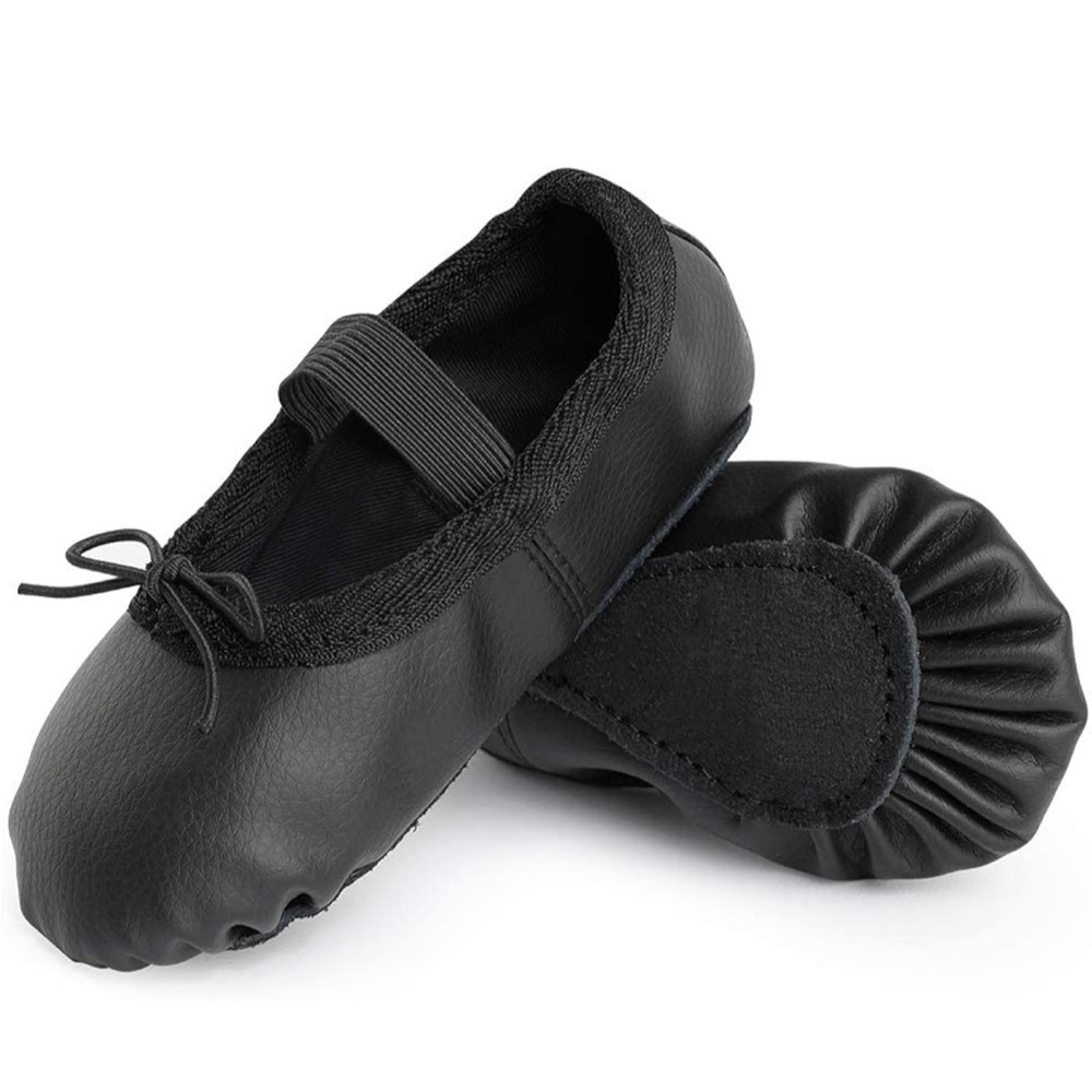 Kids Black Ballet Shoes